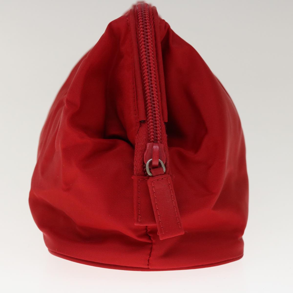 PRADA Pouch Nylon Red 65446