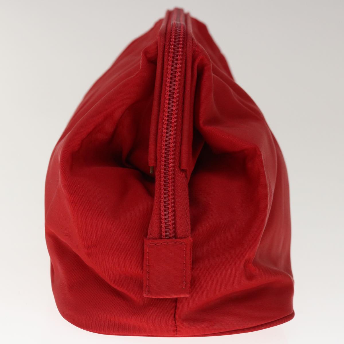 PRADA Pouch Nylon Red 65446