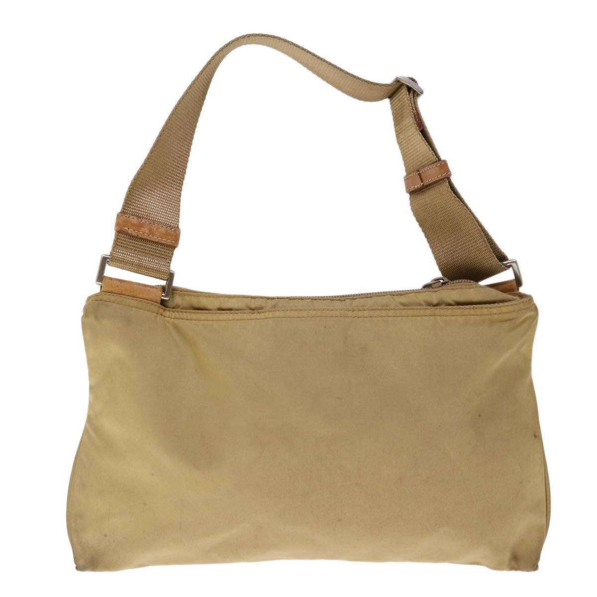 PRADA Shoulder Bag Nylon Beige 65449