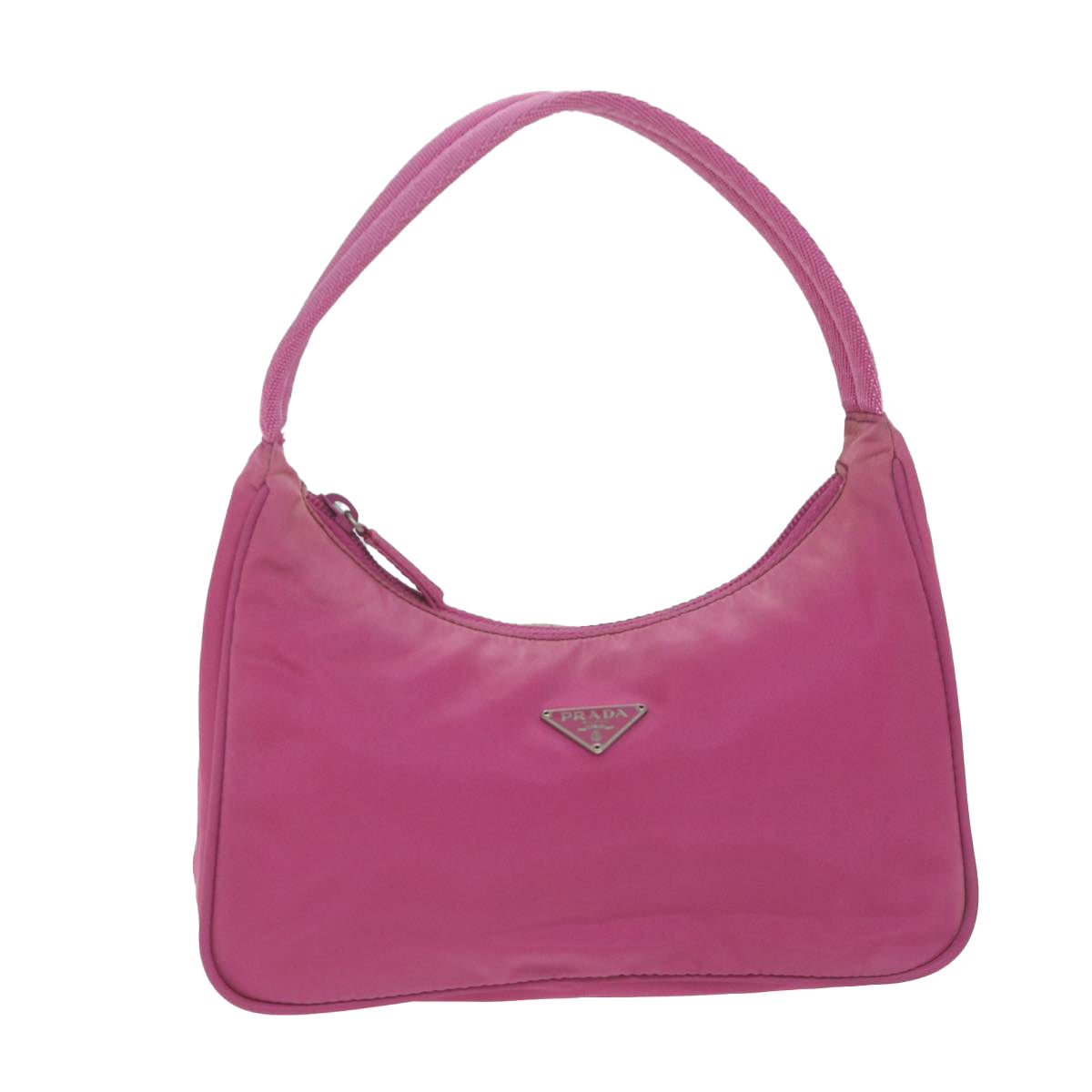 PRADA Hand Bag Nylon Pink 65461