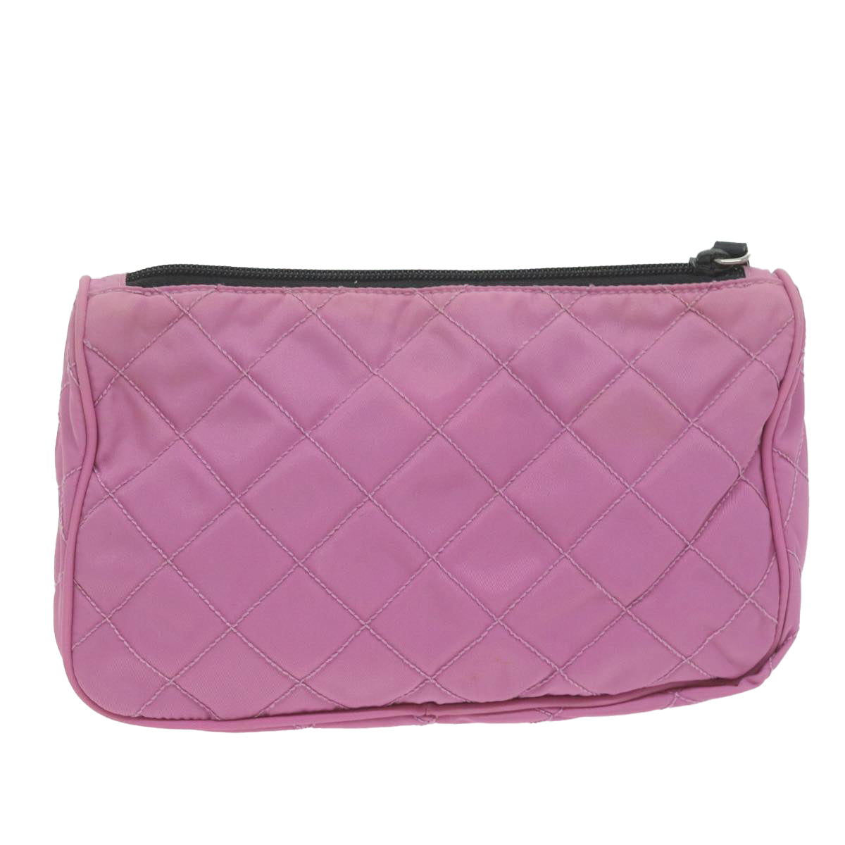 PRADA Pouch Nylon Pink 65462