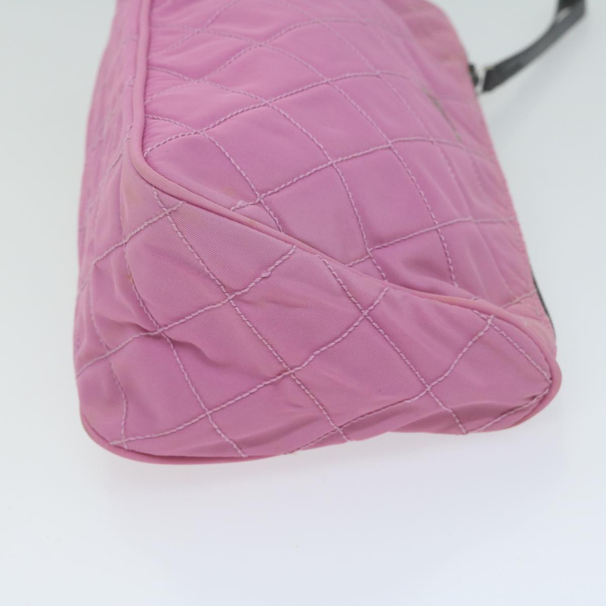 PRADA Pouch Nylon Pink 65462