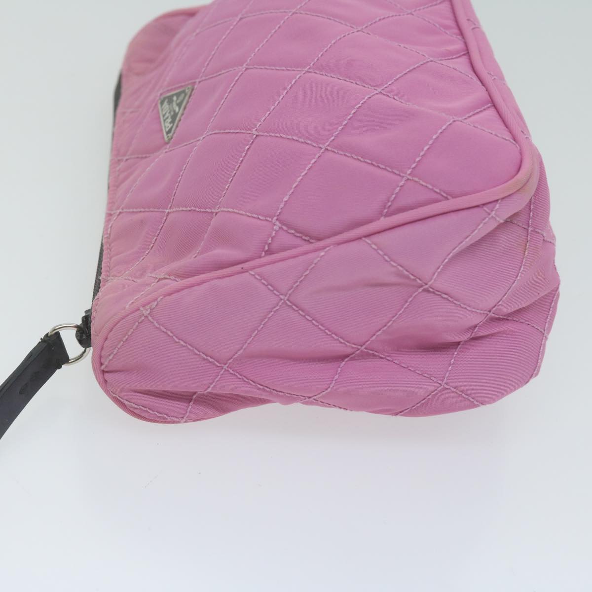 PRADA Pouch Nylon Pink 65462