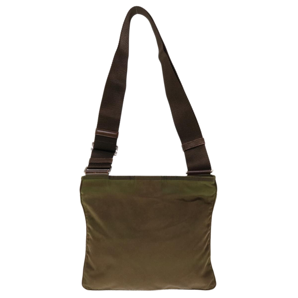 PRADA Shoulder Bag Nylon Khaki 65506