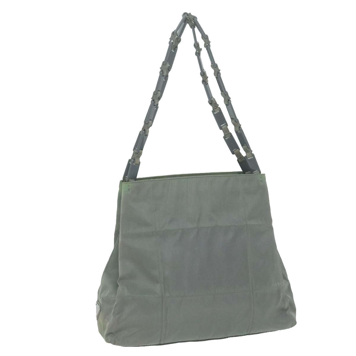 PRADA Tote Bag Nylon Khaki 65507