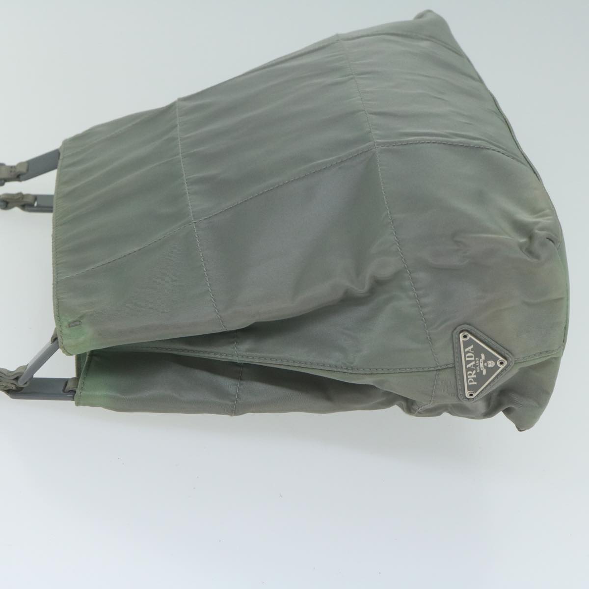 PRADA Tote Bag Nylon Khaki 65507