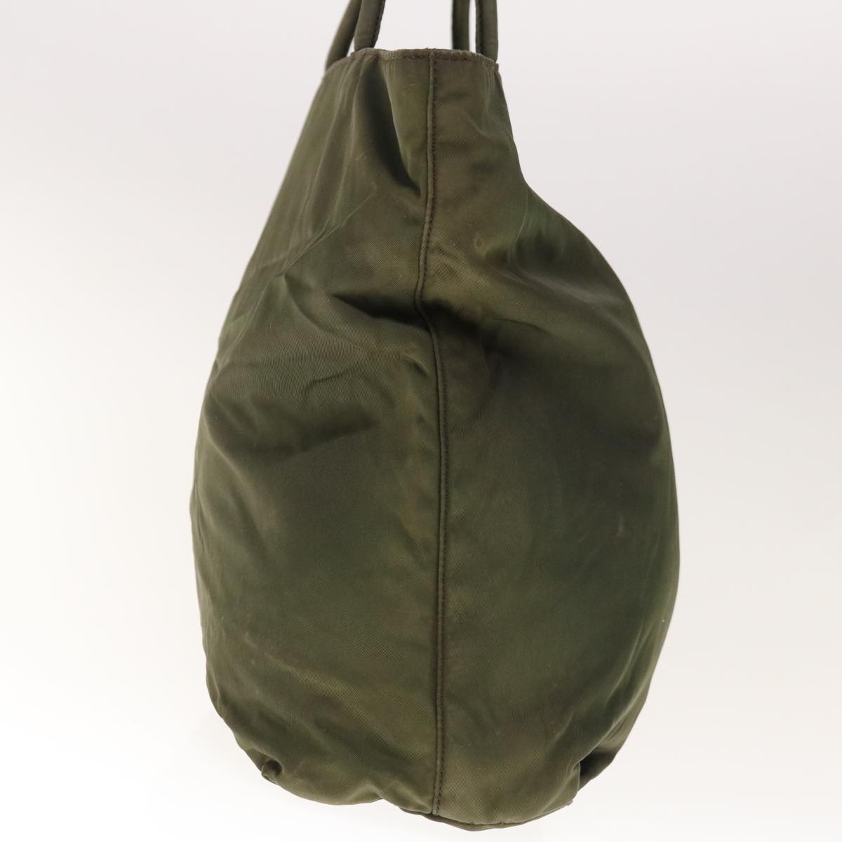 PRADA Tote Bag Nylon Khaki 65512