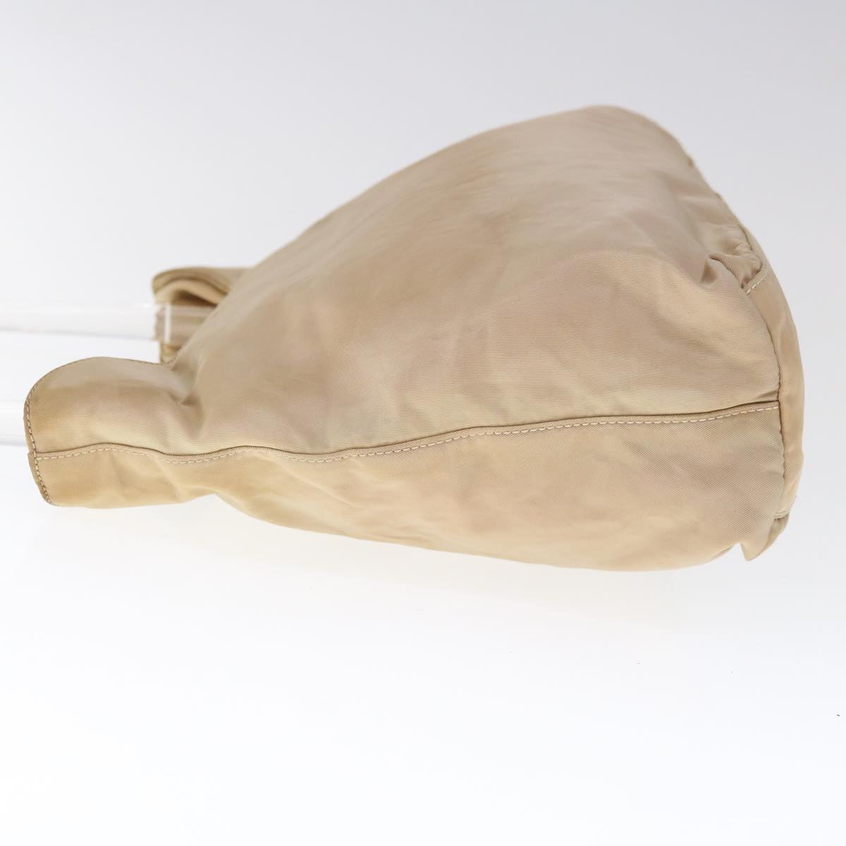 PRADA Shoulder Bag Nylon Beige 65552