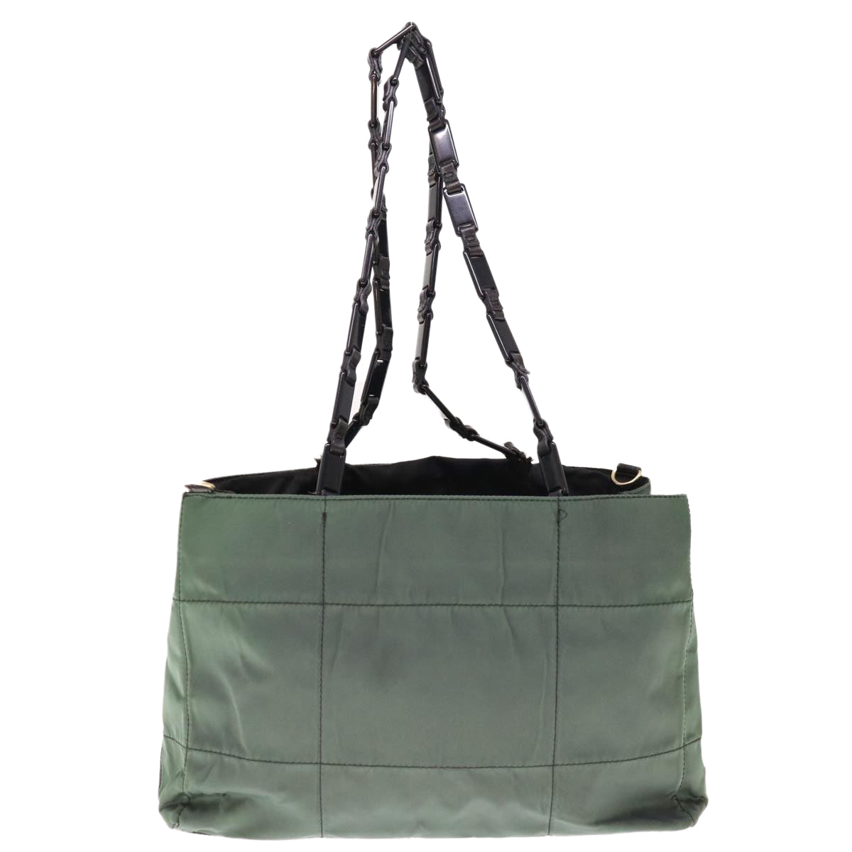 PRADA Shoulder Bag Nylon Green 65556