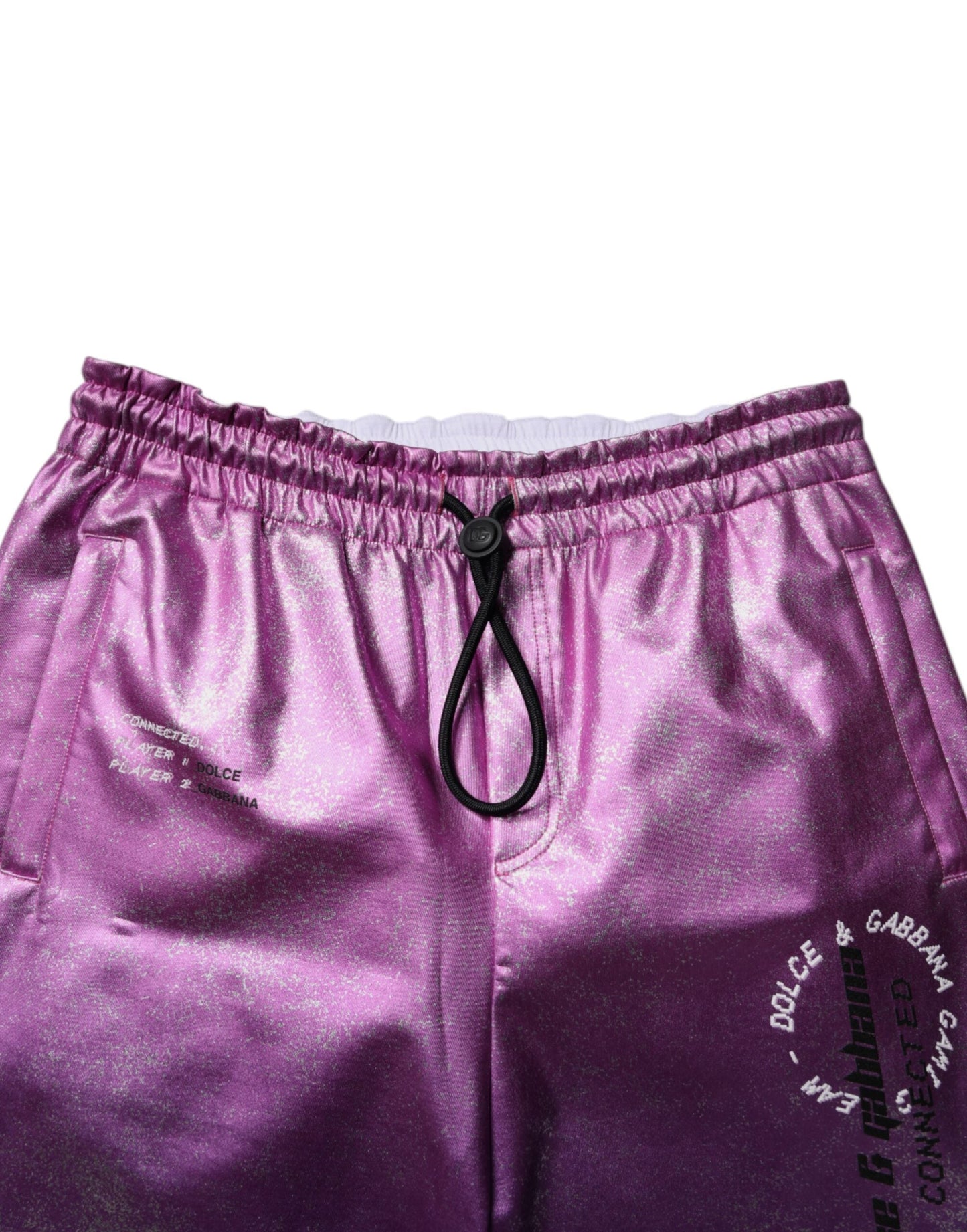 Dolce & Gabbana Pink Purple Two Tone Jogger SweatMen's Men's Pants