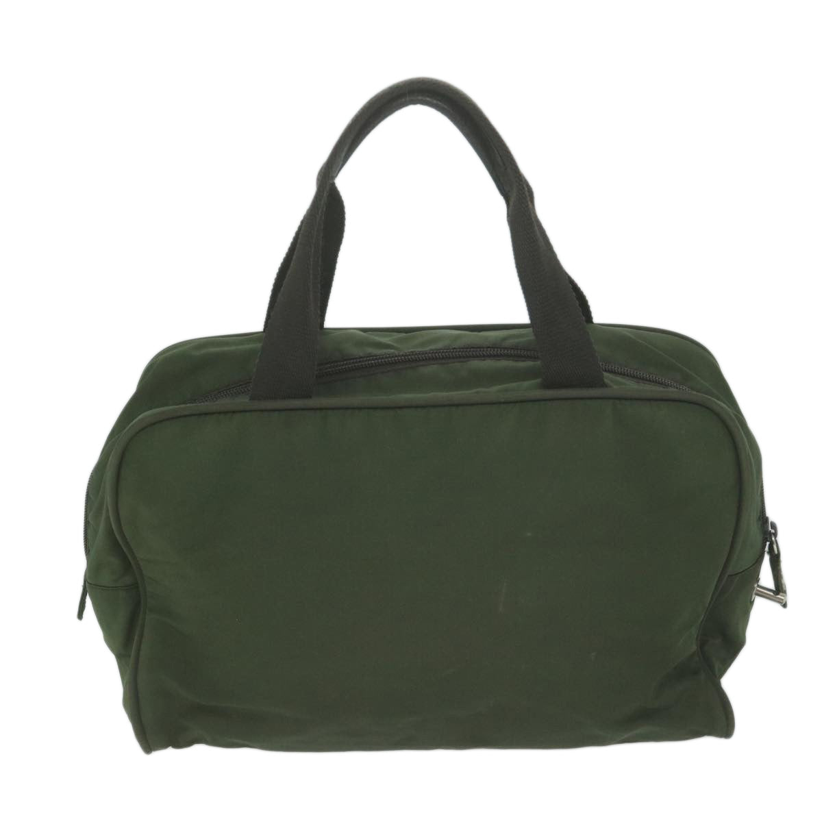 PRADA Hand Bag Nylon Khaki 65699