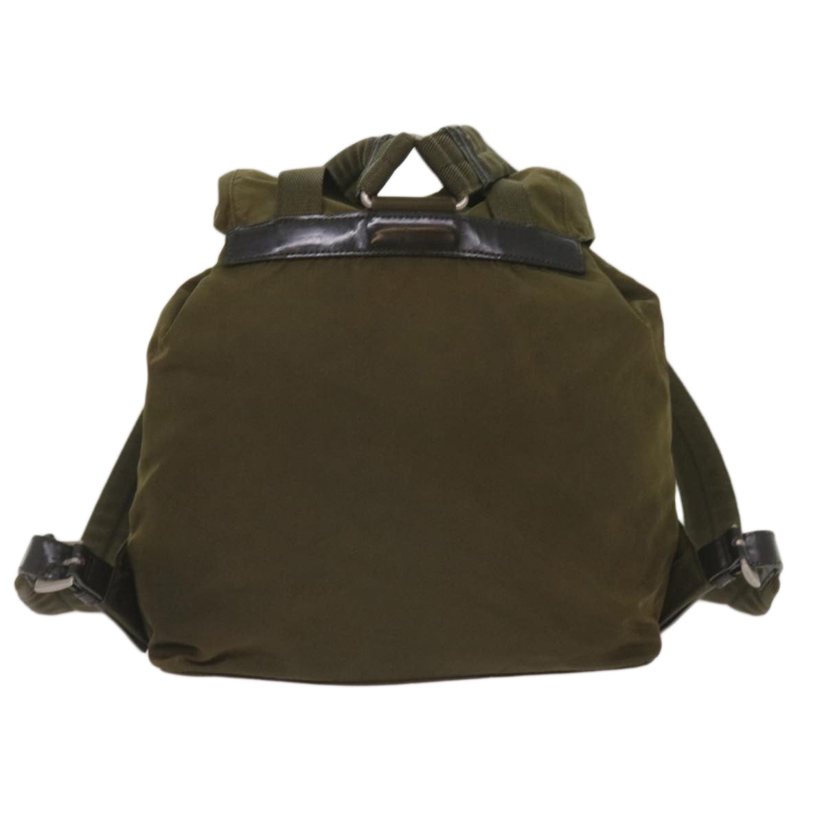 PRADA Backpack Nylon Khaki 65700