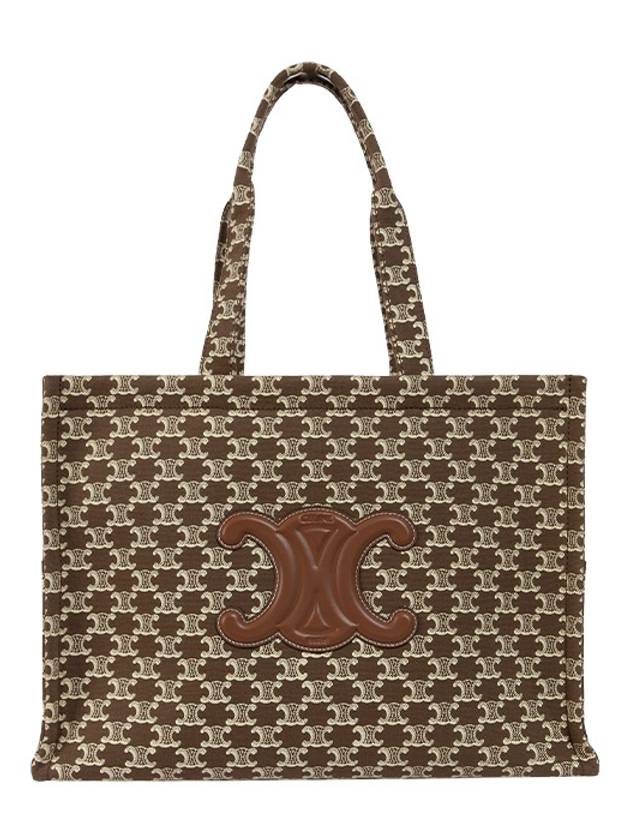 CELINE Large Cabas Thais Tote Bag Brown