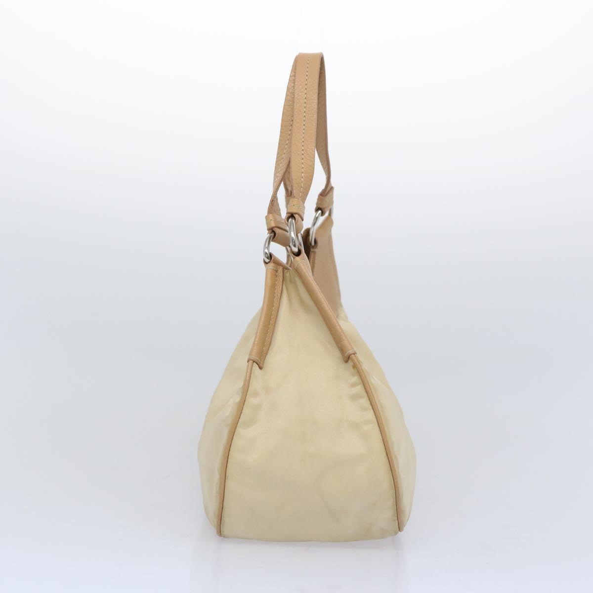 PRADA Shoulder Bag Nylon Beige 65740