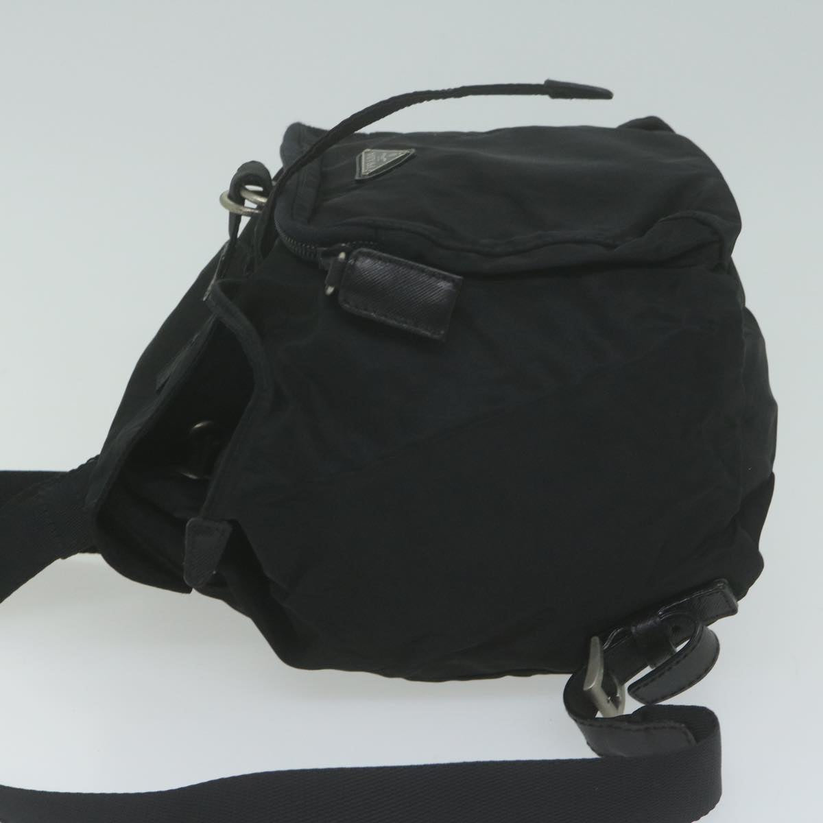 PRADA Backpack Nylon Black 65746