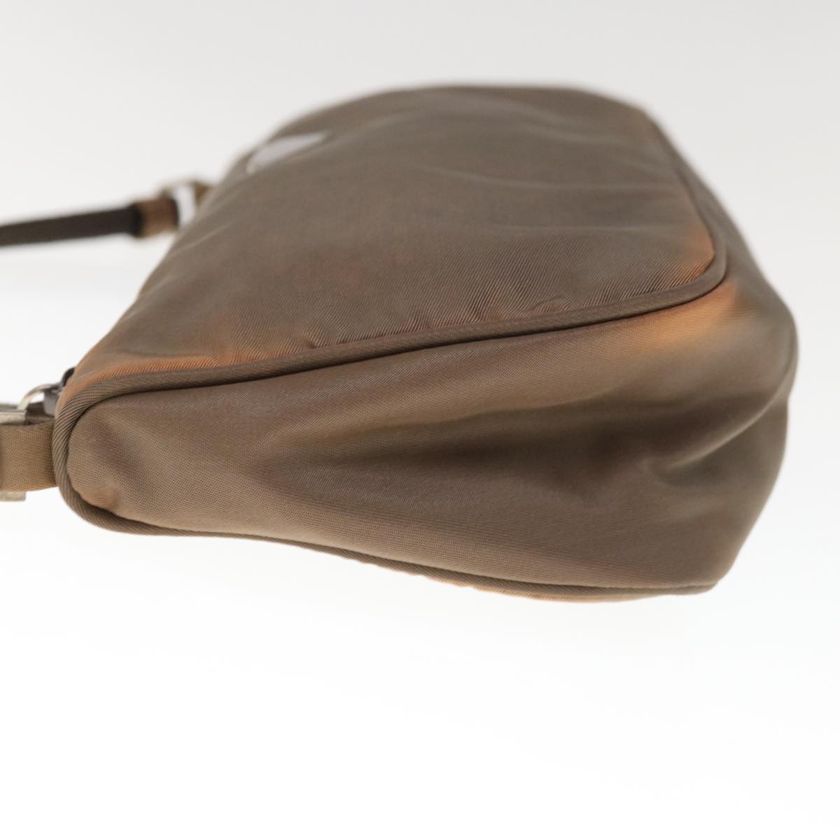PRADA Accessory Pouch Nylon Brown 65832