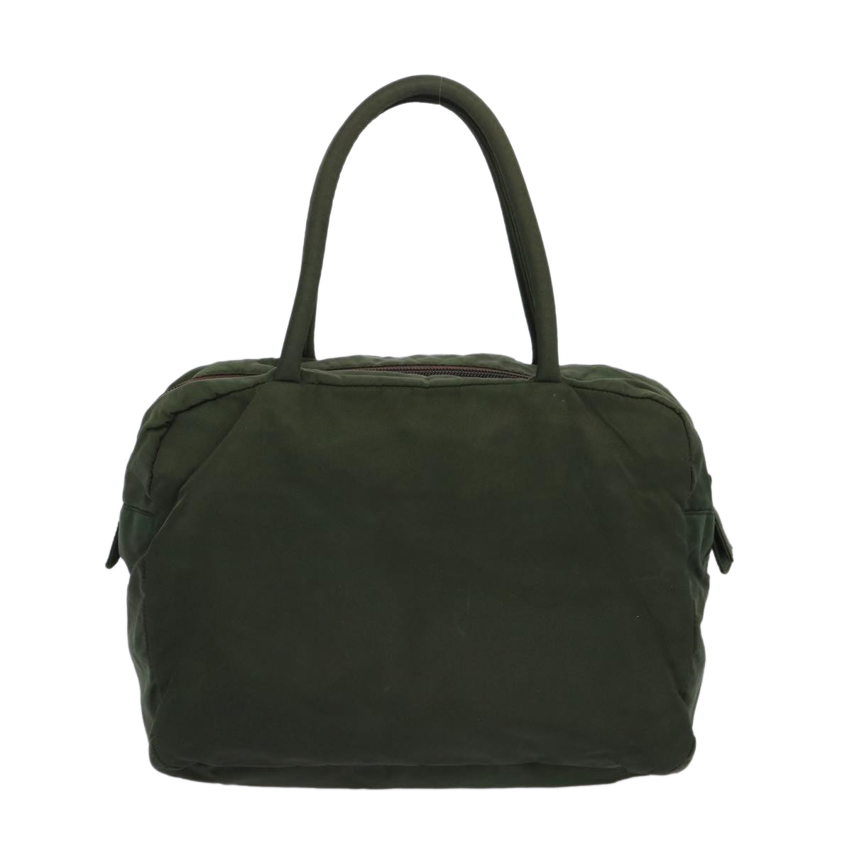 PRADA Hand Bag Nylon Khaki 65836