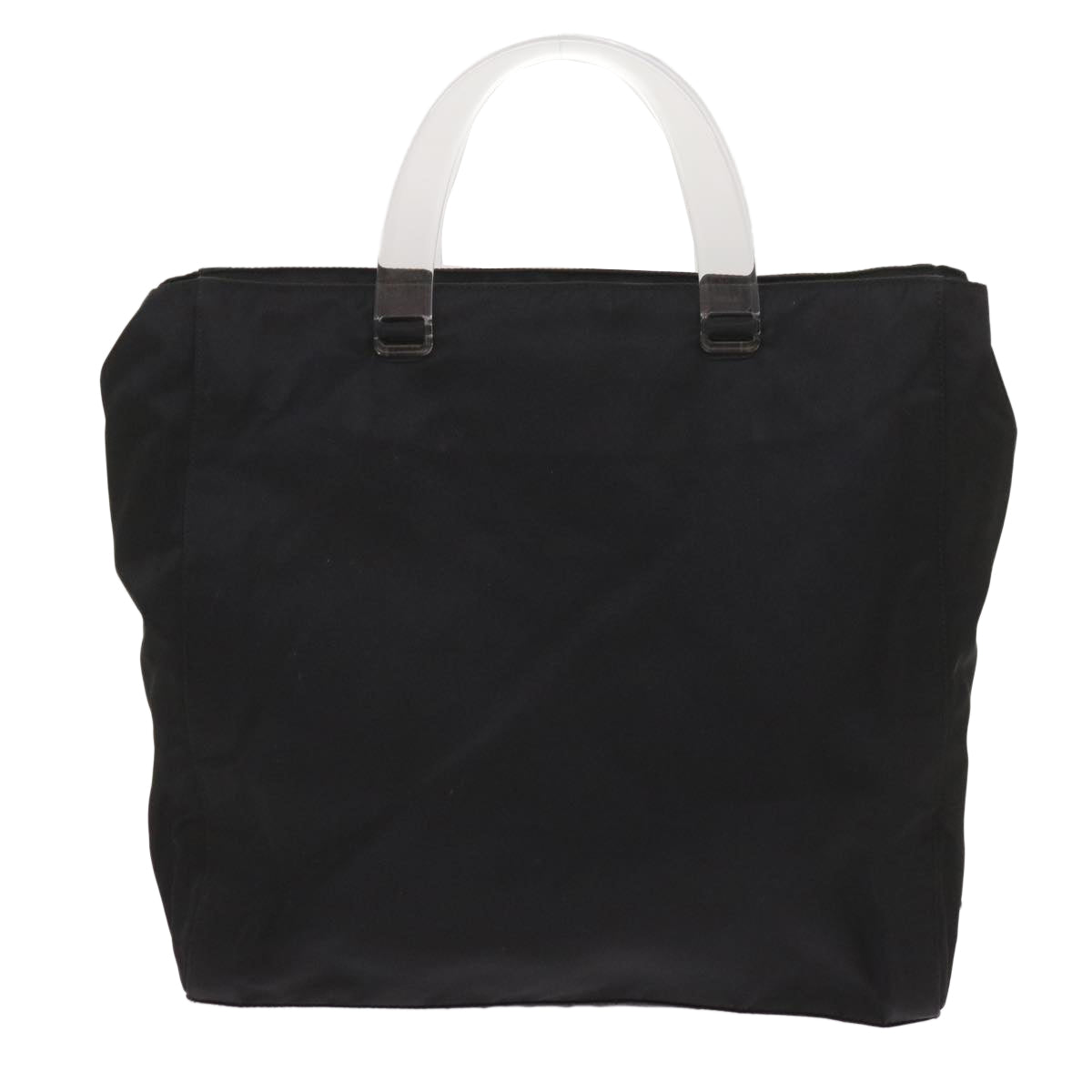 PRADA Hand Bag Nylon Black 65839