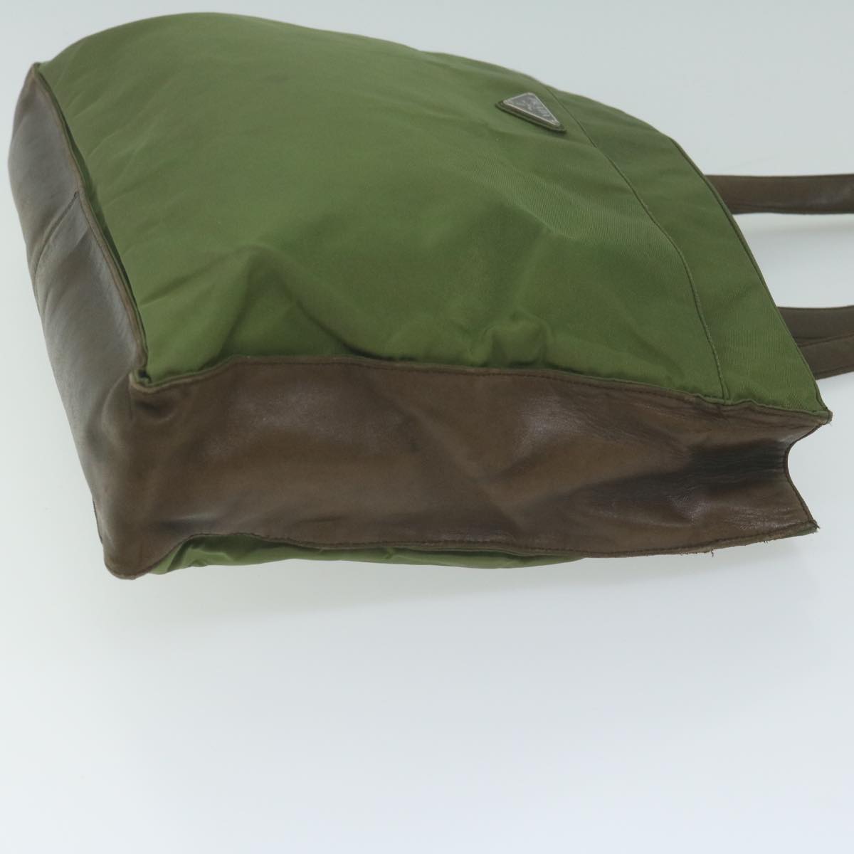 PRADA Shoulder Bag Nylon Khaki 65840