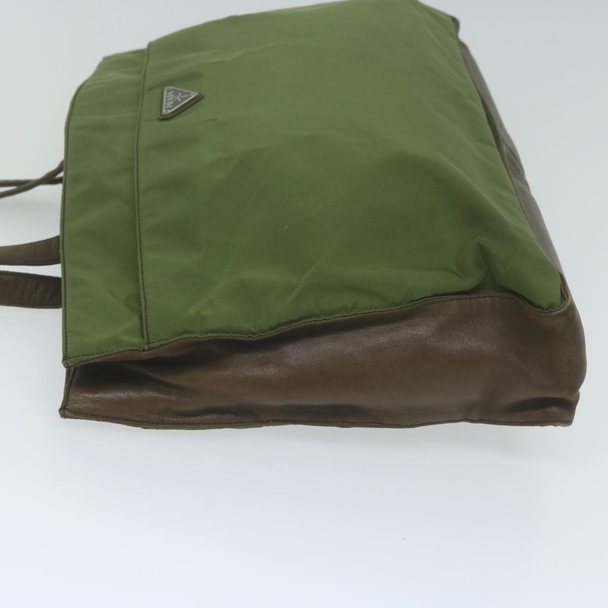 PRADA Shoulder Bag Nylon Khaki 65840