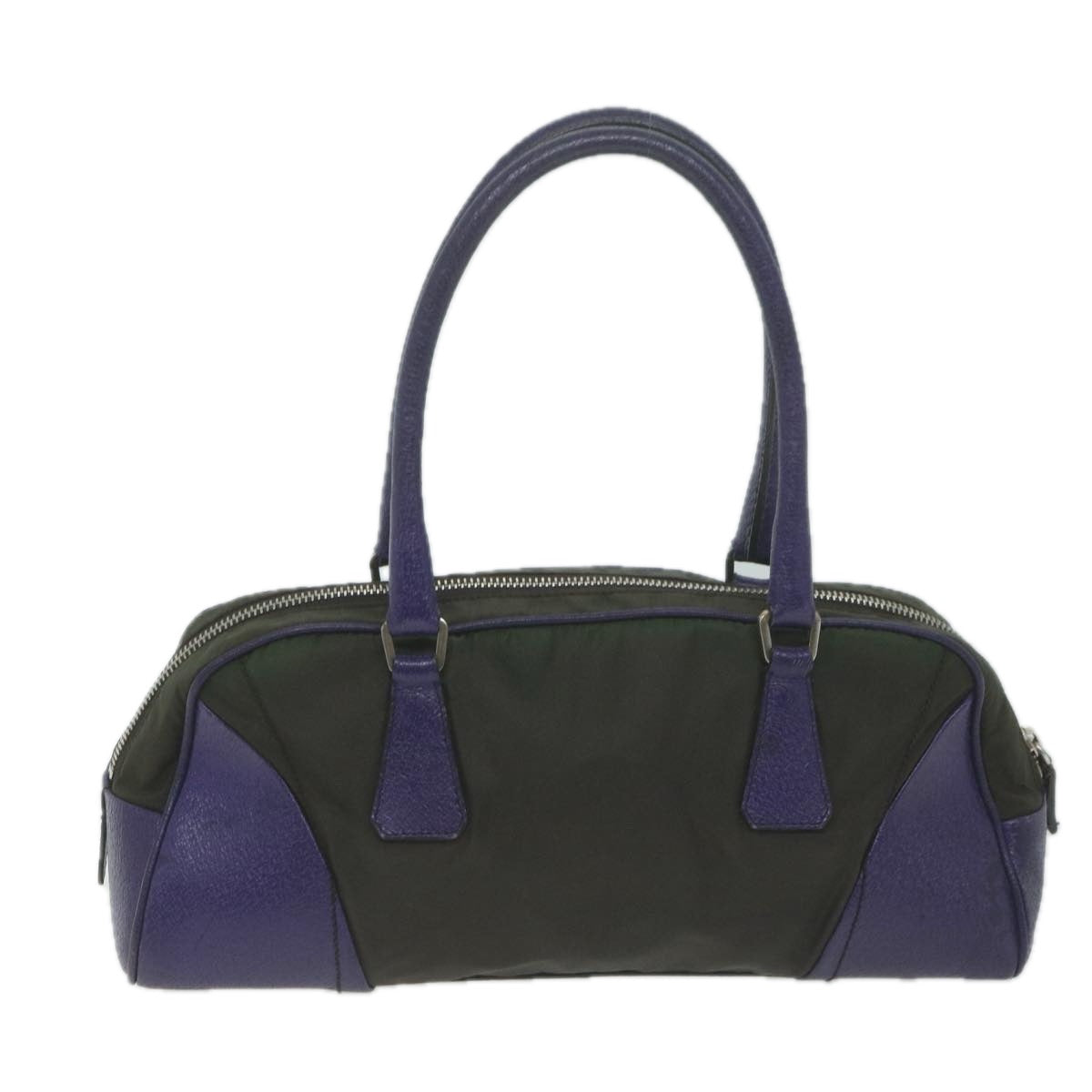 PRADA Hand Bag Nylon Purple 65920
