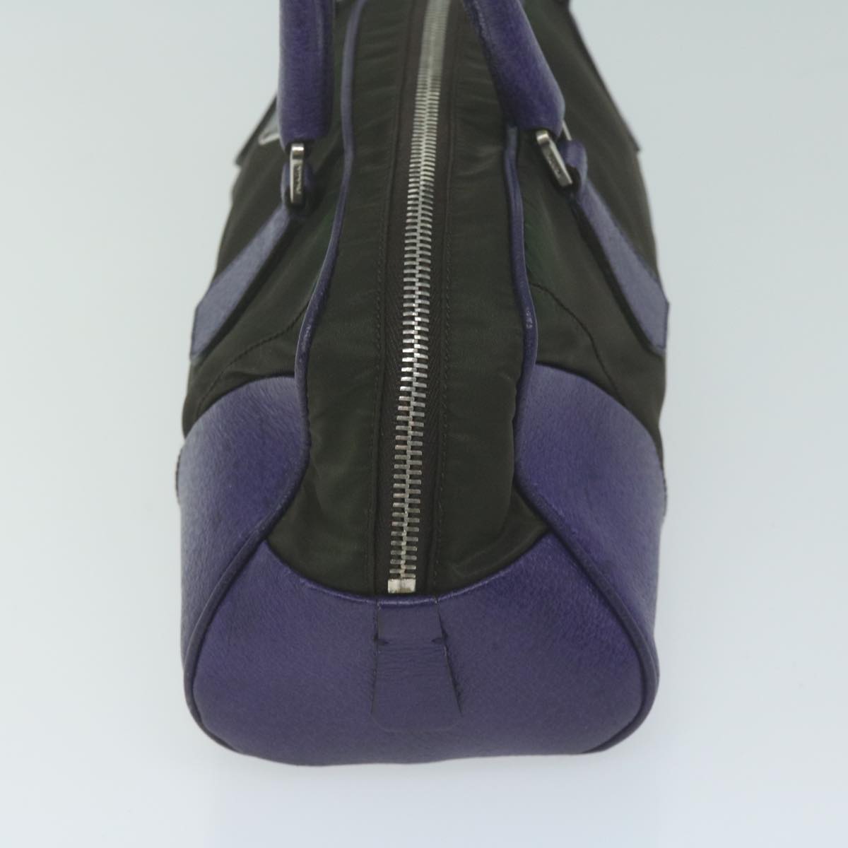 PRADA Hand Bag Nylon Purple 65920