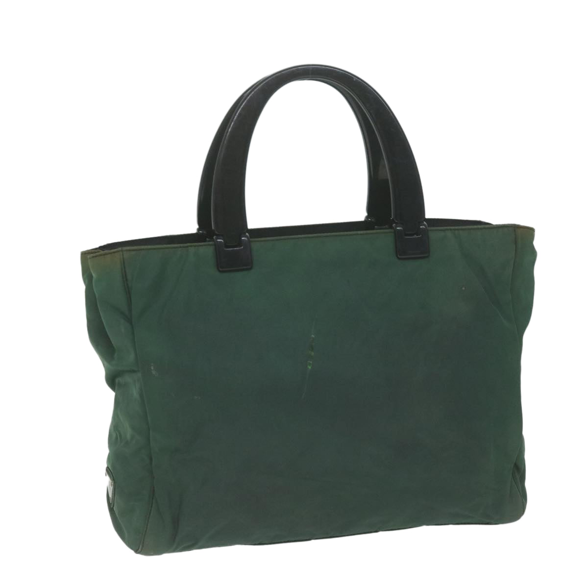 PRADA Hand Bag Nylon Green 65933