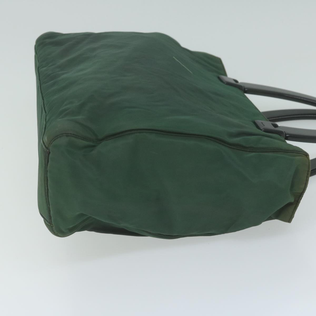 PRADA Hand Bag Nylon Green 65933