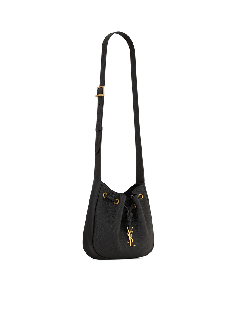 Saint Laurent Women Paris Vii Mini Hobo Bag In Hammered Leather