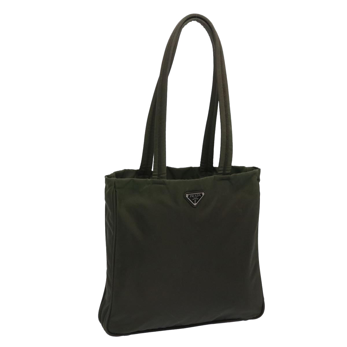 PRADA Tote Bag Nylon Khaki 65977