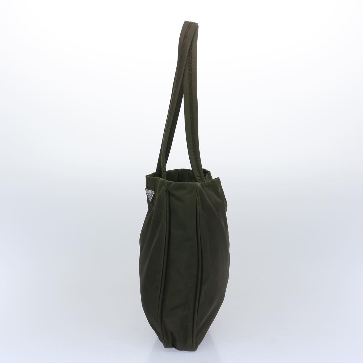 PRADA Tote Bag Nylon Khaki 65977