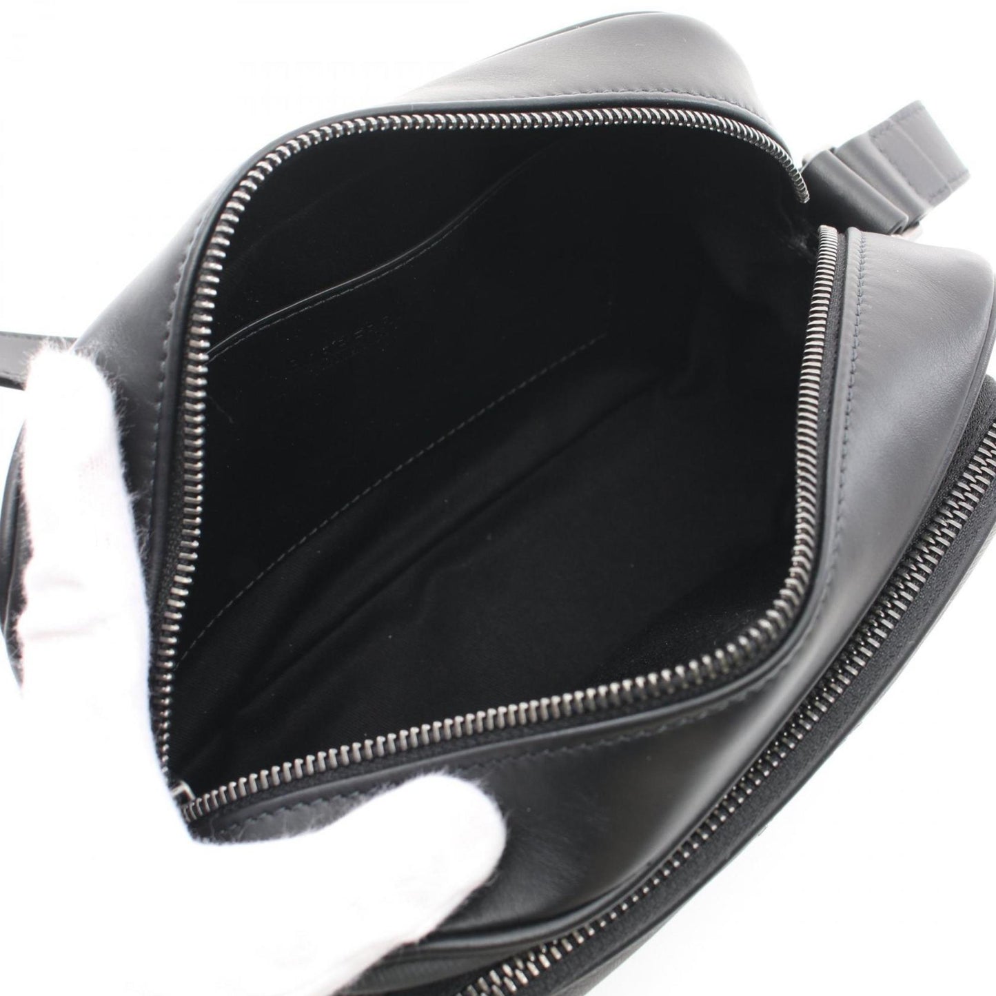 Burberry Coated Canvas Leather Shoulder Bag ()