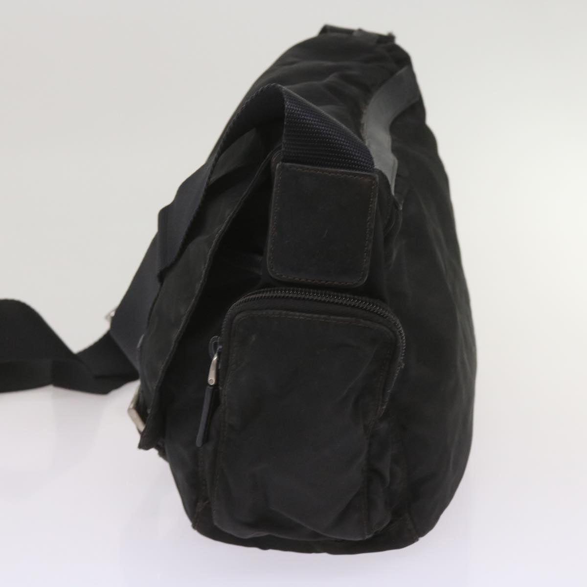 PRADA Shoulder Bag Nylon Black 66000