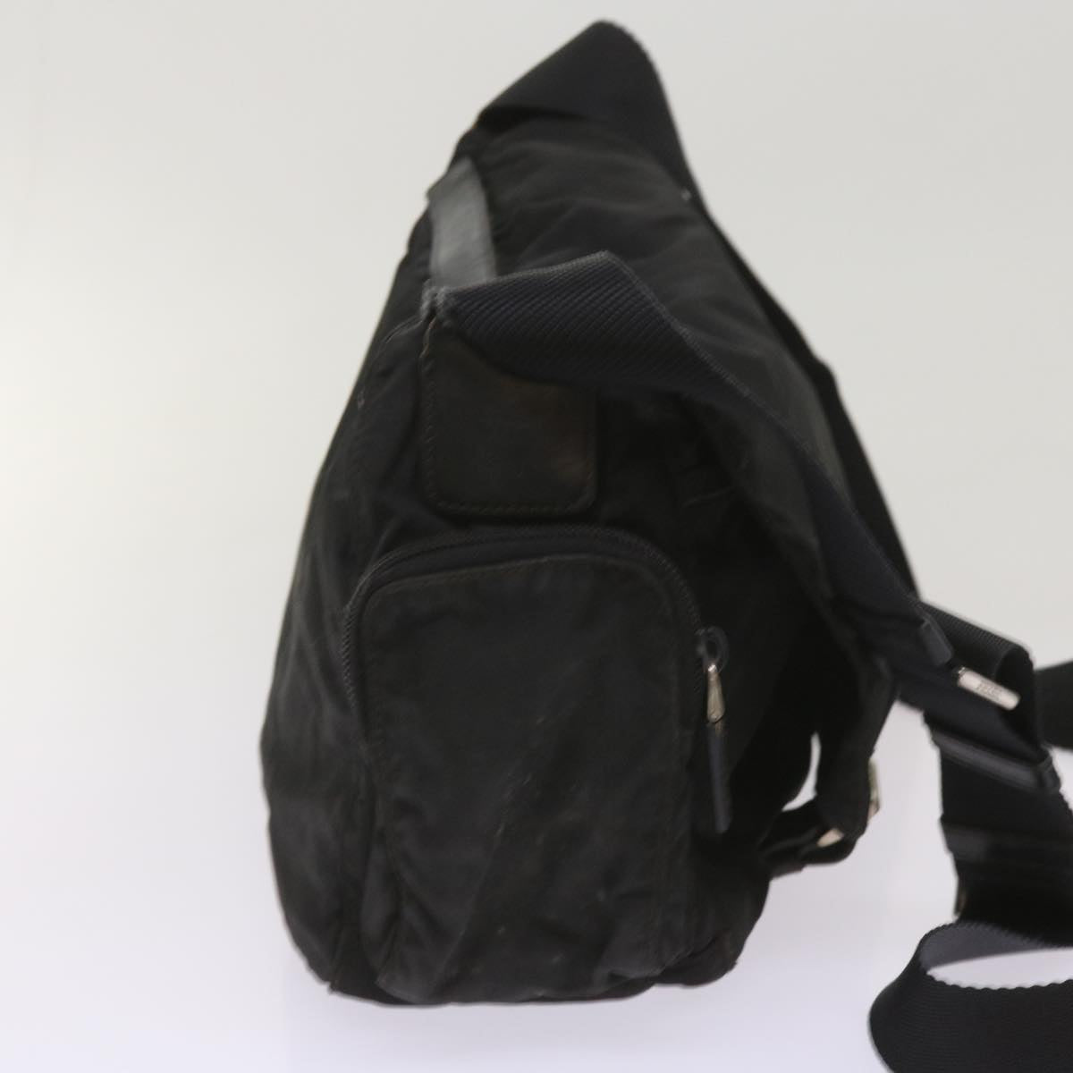 PRADA Shoulder Bag Nylon Black 66000