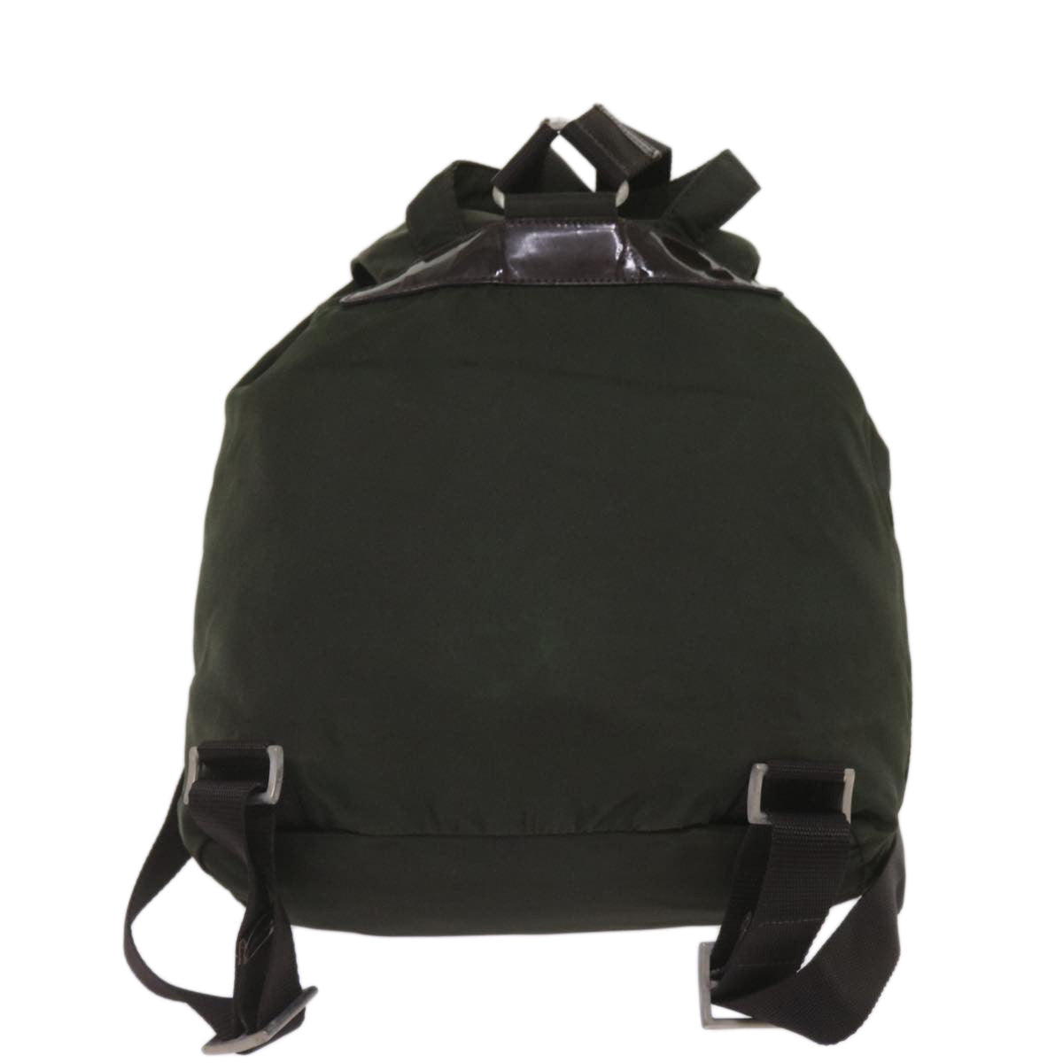 PRADA Backpack Nylon Green 66077