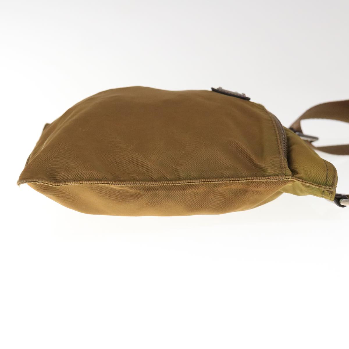 PRADA Shoulder Bag Nylon Brown 66123