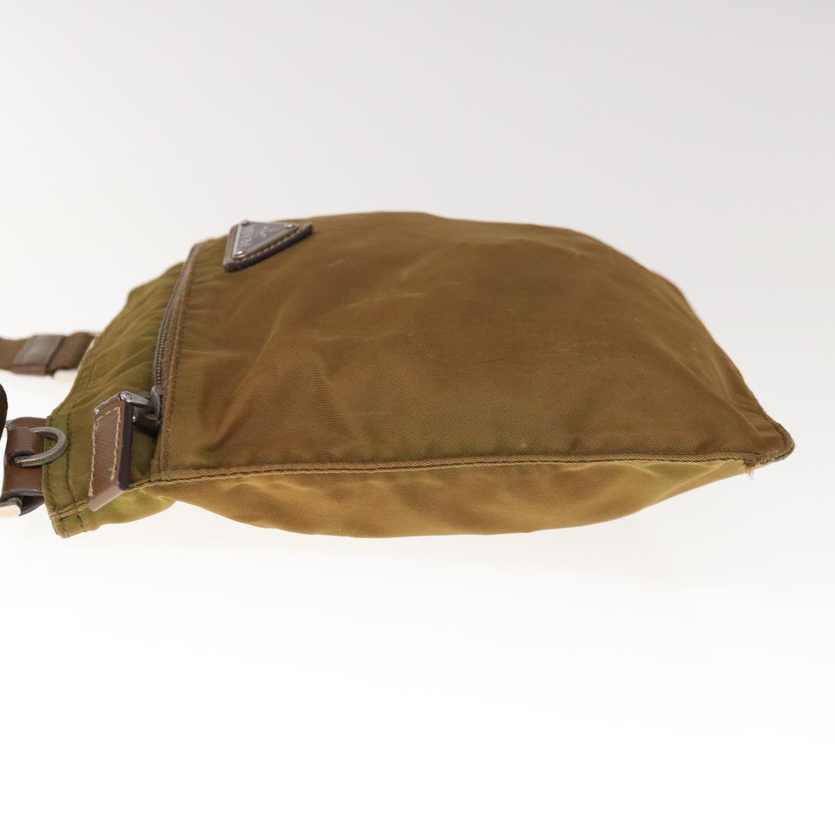 PRADA Shoulder Bag Nylon Brown 66123