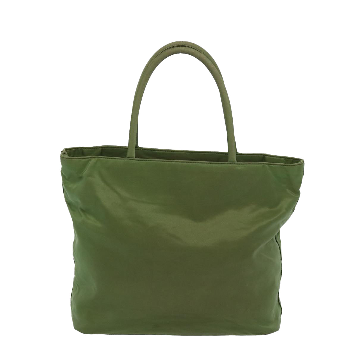 PRADA Hand Bag Nylon Green 66142
