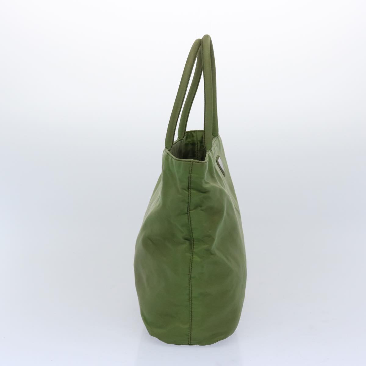PRADA Hand Bag Nylon Green 66142