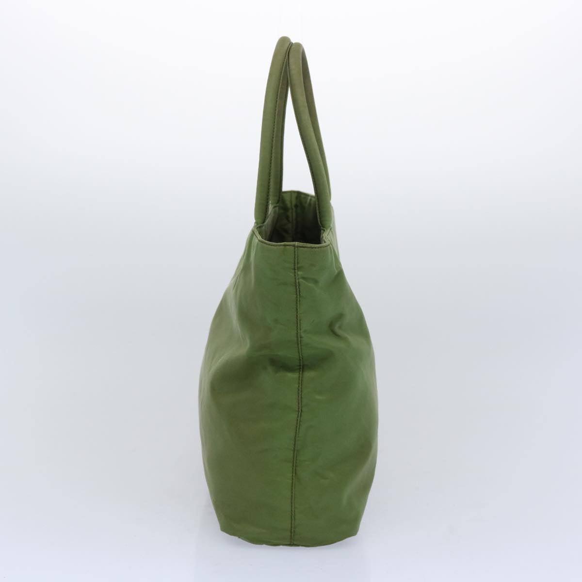 PRADA Hand Bag Nylon Green 66142