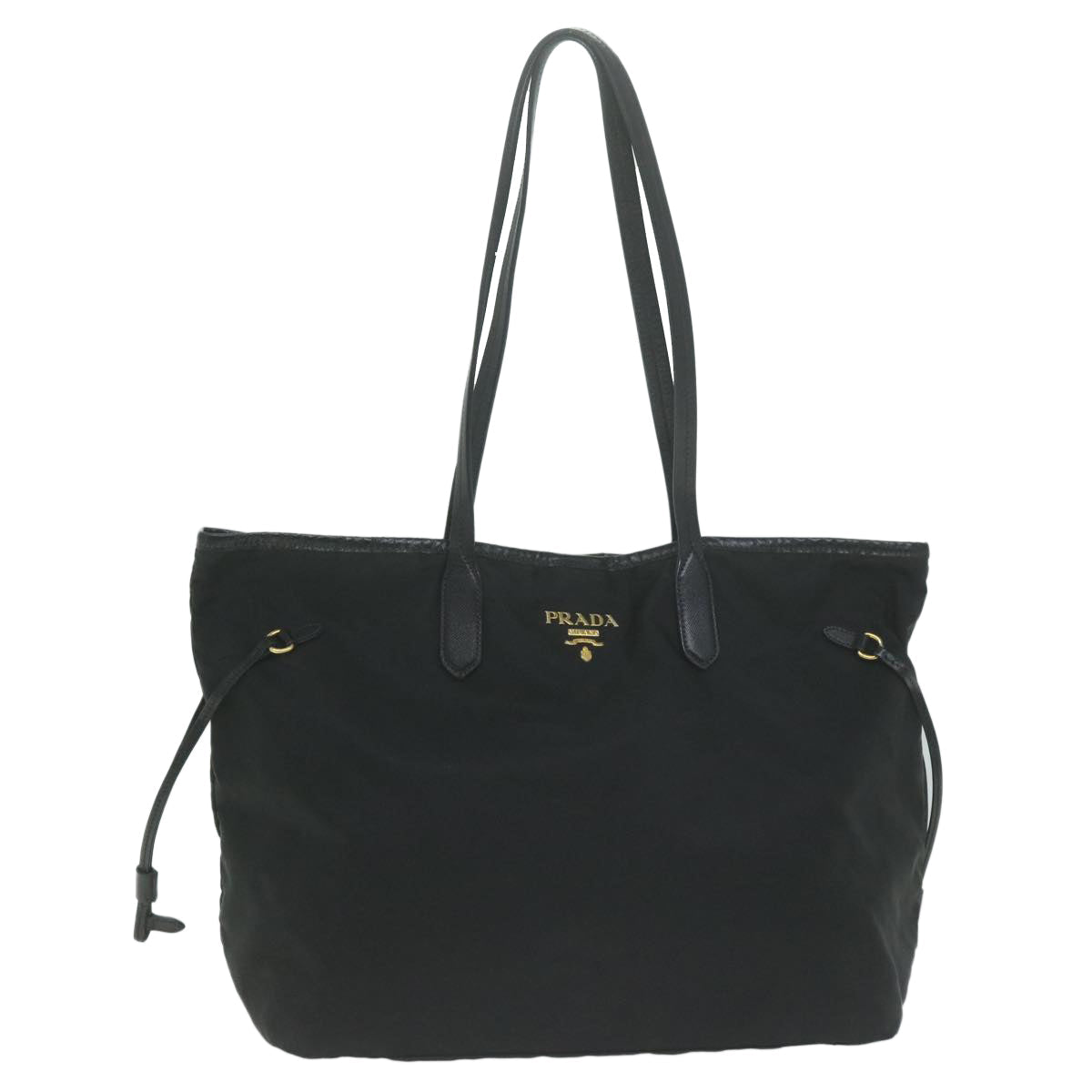 PRADA Tote Bag Nylon Black 66143