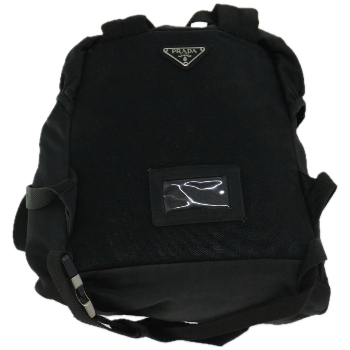 PRADA Backpack Nylon Black  66809