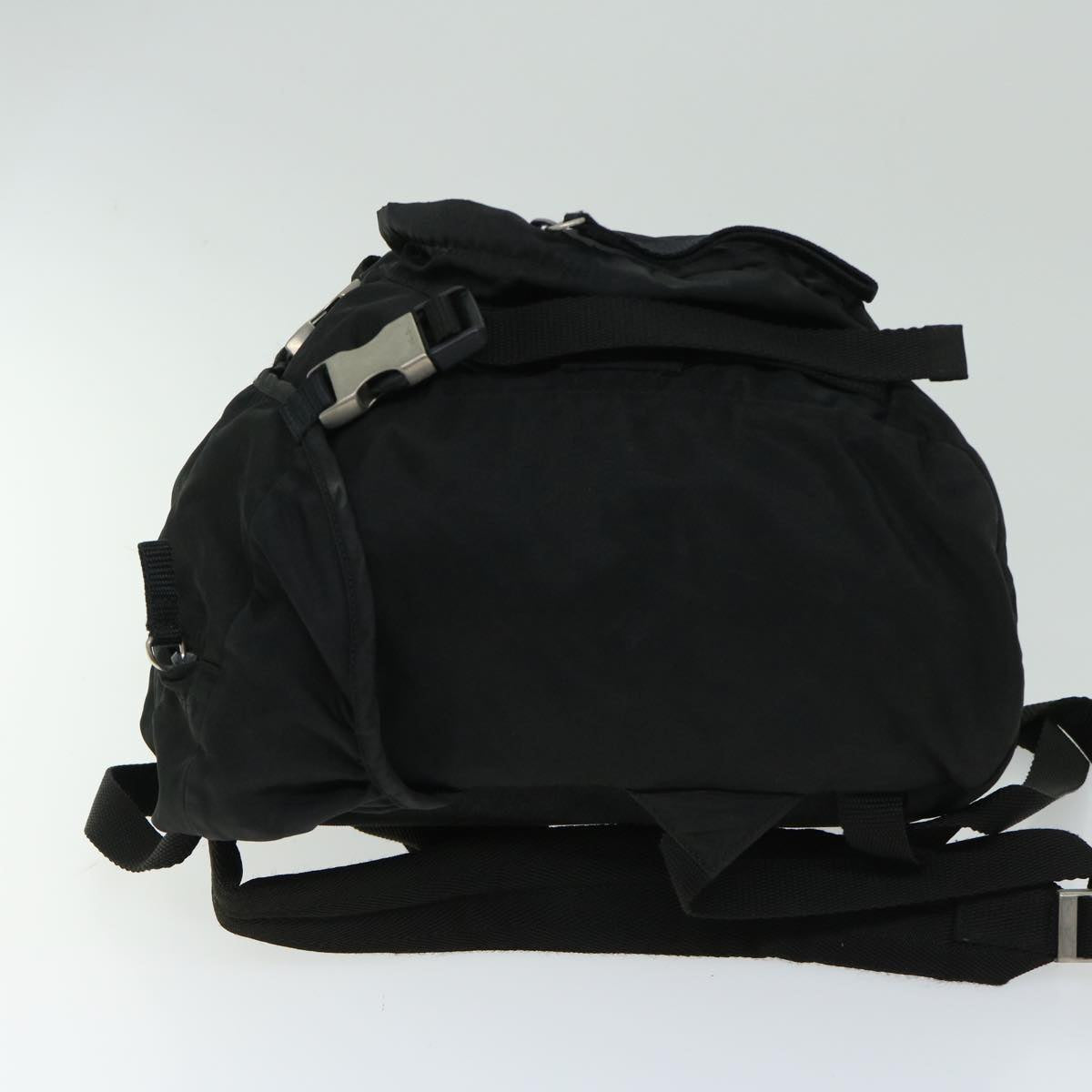 PRADA Backpack Nylon Black  66809