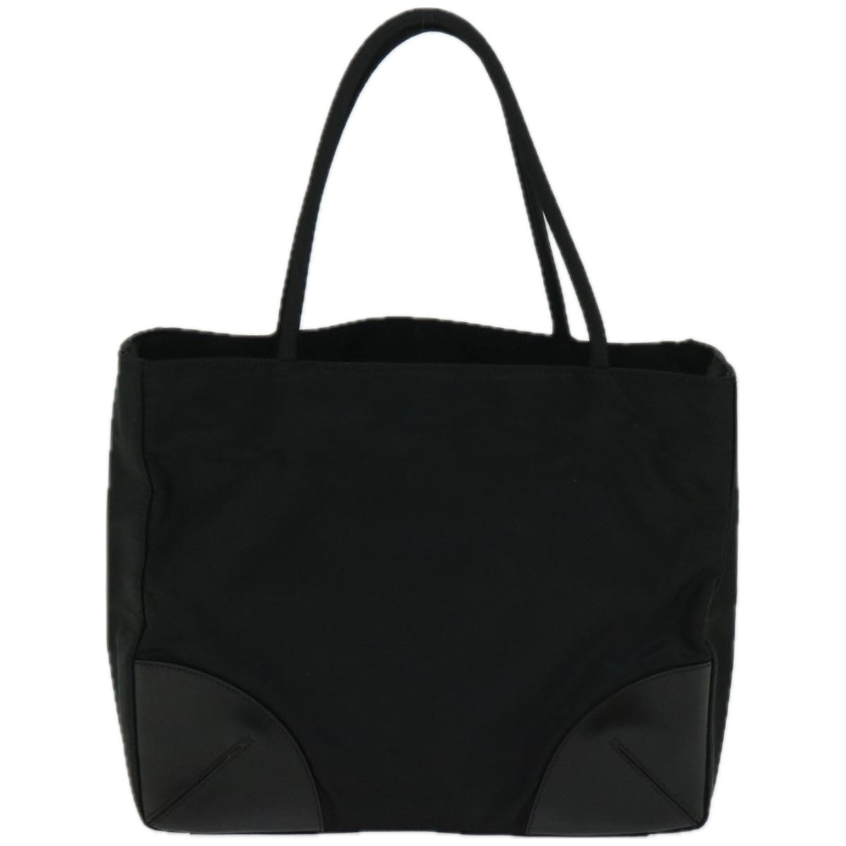 PRADA Hand Bag Nylon Black  66842