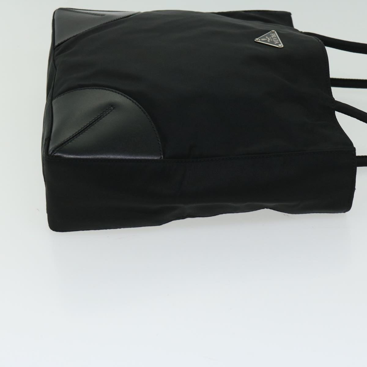 PRADA Hand Bag Nylon Black  66842