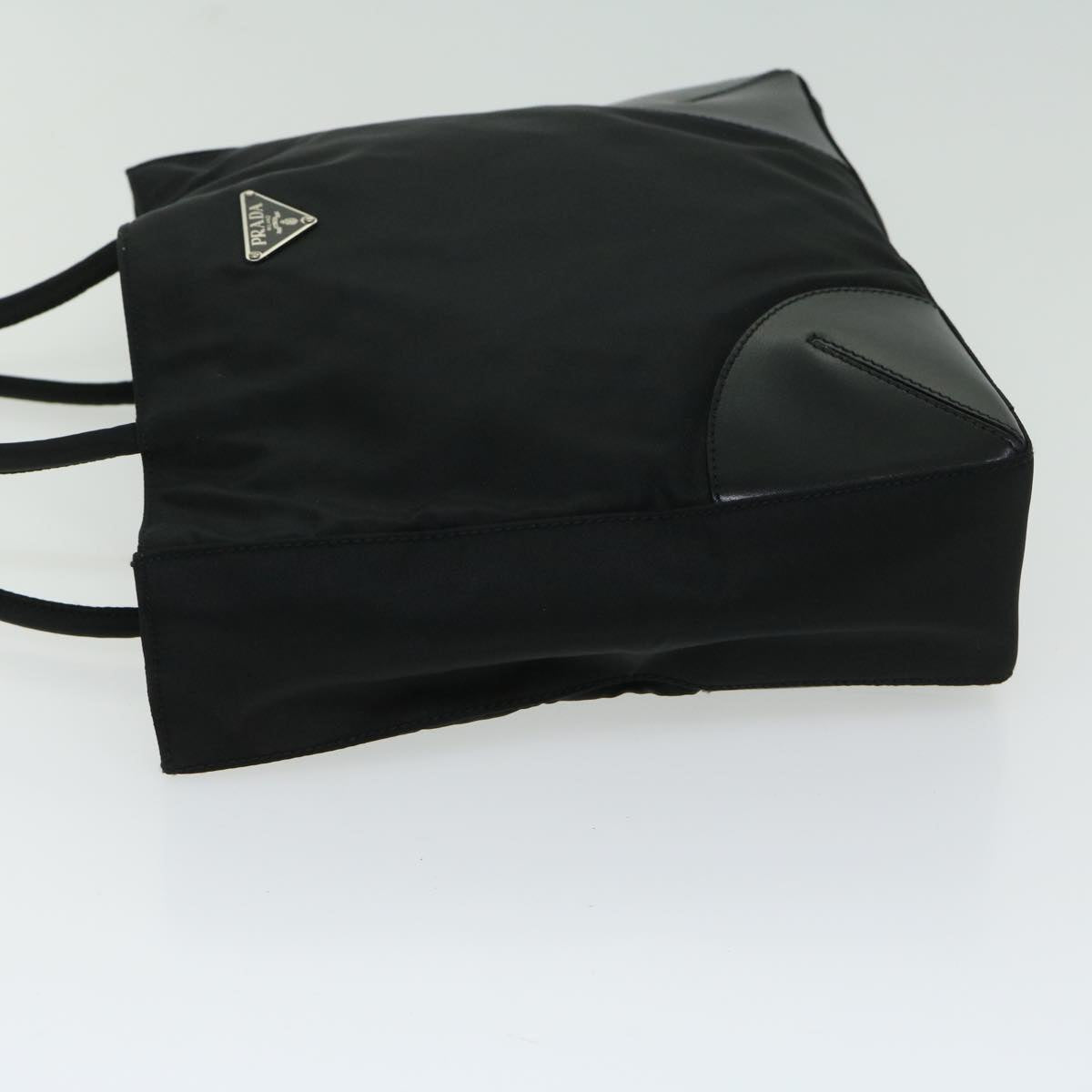 PRADA Hand Bag Nylon Black  66842