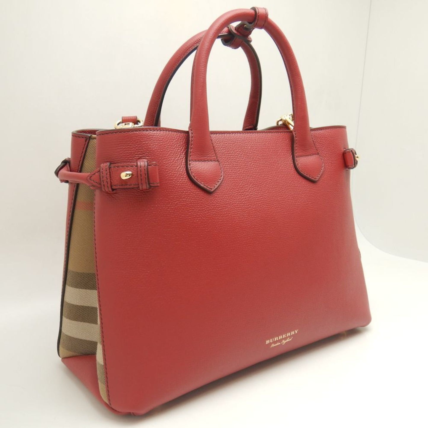 Burberry Canvas Leather Tote Bag ()