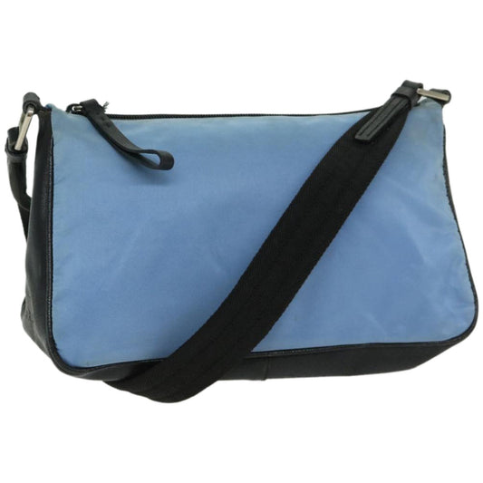 PRADA Shoulder Bag Nylon Light Blue  67213