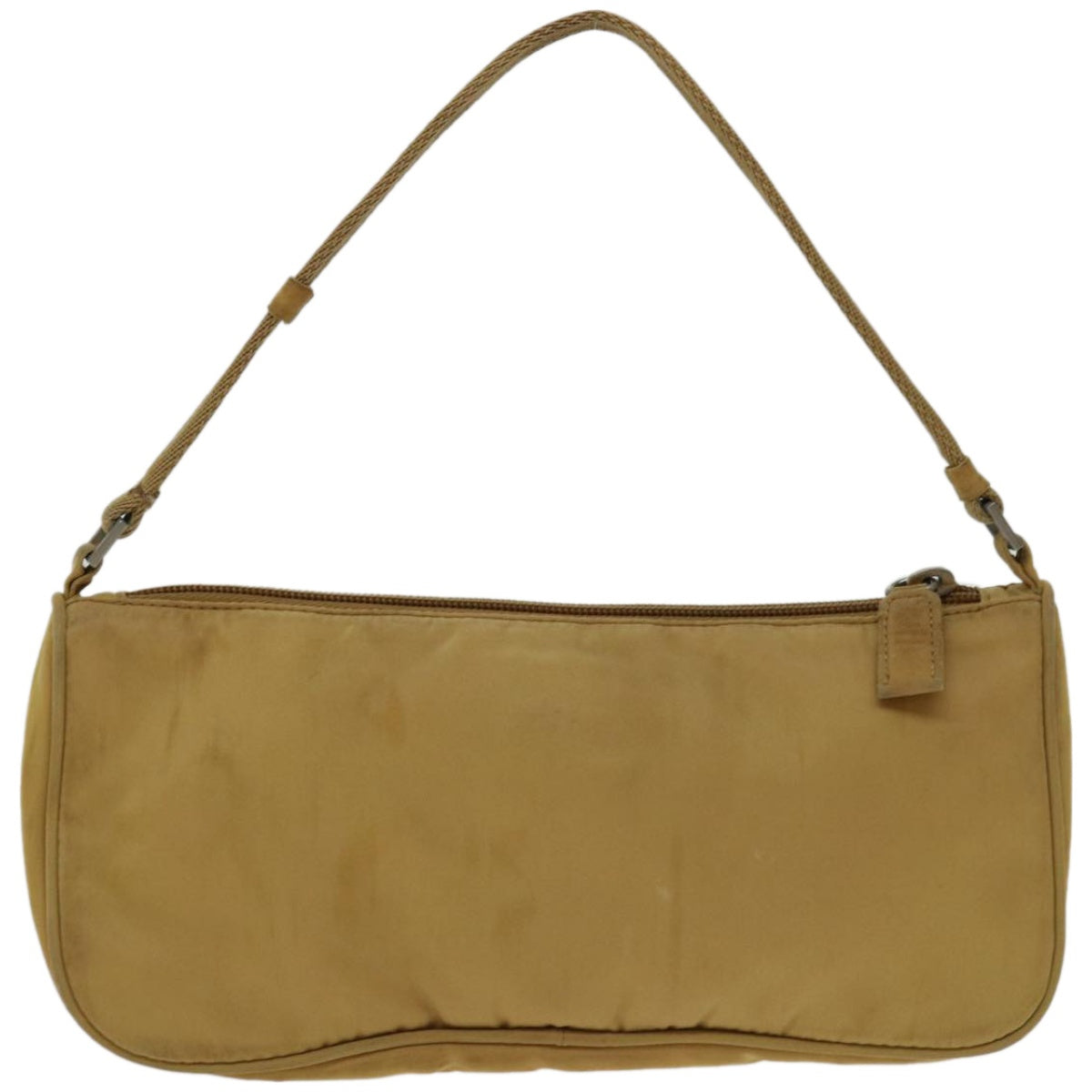 PRADA Accessory Pouch Nylon Beige  67275