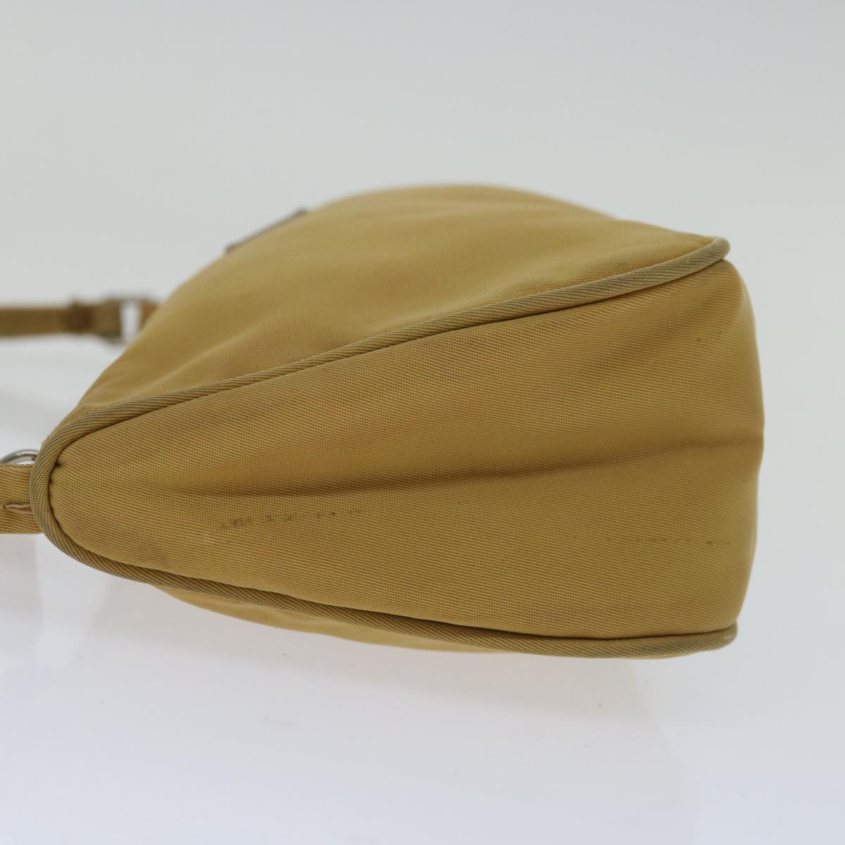 PRADA Accessory Pouch Nylon Beige  67275